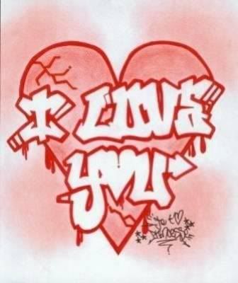 I love you graffiti Index of /