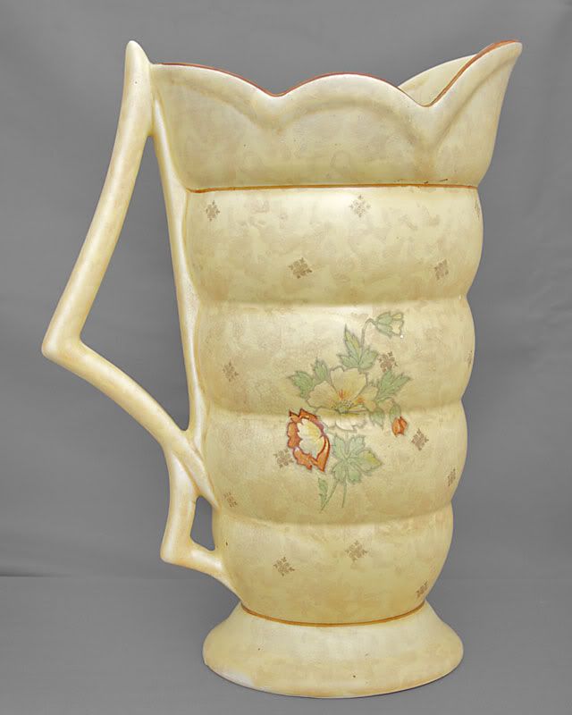 arthur wood vintage large art deco jug or vase c1954+ eBay