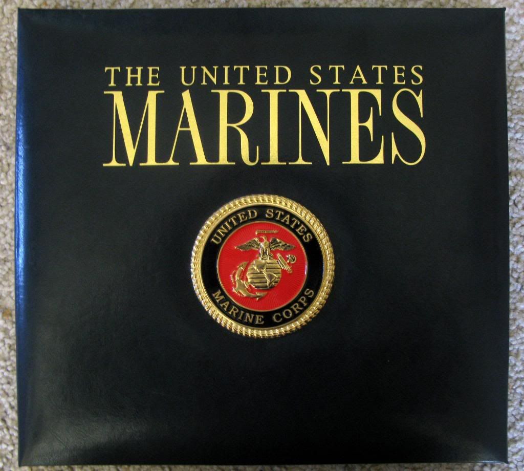 NEW 12x12 US MARINE CORPS SCRAPBOOK PHOTO ALBUM LEATHER Photo by