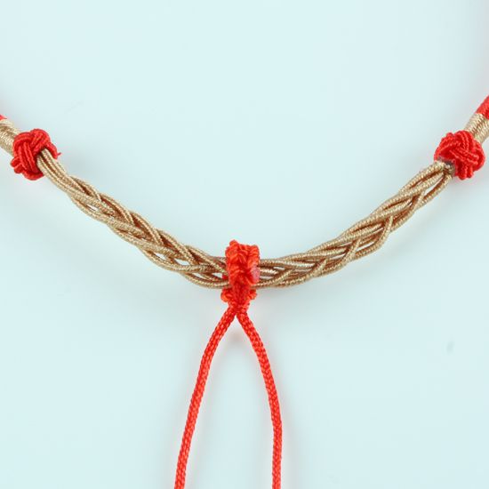 Chinese Knot Ajustable Handmade Braided Cord Rope Adjustable Necklace