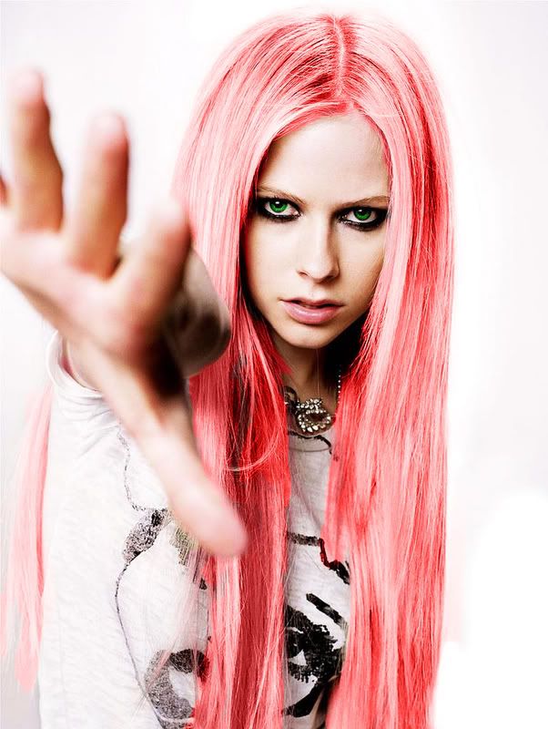 avril lavigne pink streaks. Avril Lavigne Pink. 67%