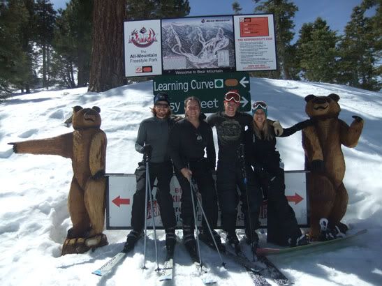 Sam, George, Luke and I at the top of Big Bear Mountain
