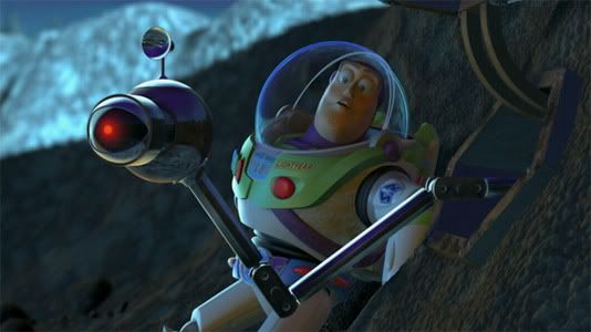 Buzz Lightyear in an imaginary gameplay scenario.