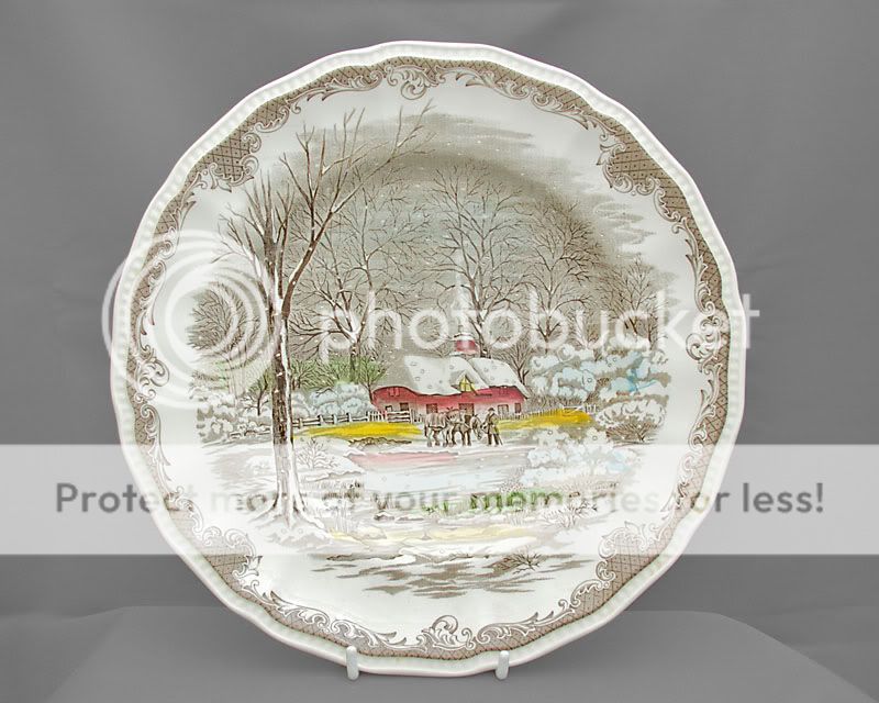 kensington decorative dinner plate shakespeares cottage  