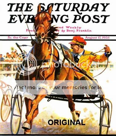 Post Magazine Harness Racer Cross Stitch Pattern Horses  