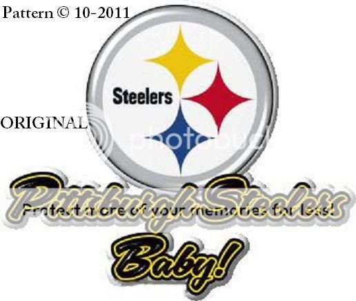 Pittsburgh Steelers Baby Cross Stitch Pattern NFL Football TBB  