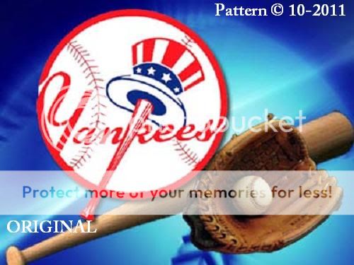 New York Yankees #3 Cross Stitch Pattern Baseball TBB  