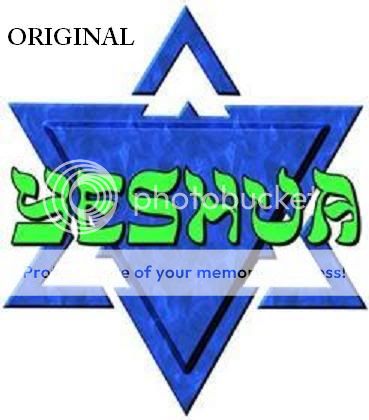 Yeshua Star of David Cross Stitch Messianic Christian  