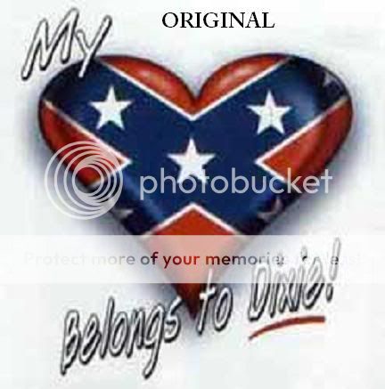 My Heart Belongs to Dixie Cross Stitch Pat Rebel Flag  