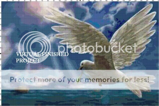 Dove Returning to Noahs Ark Cross Stitch Pat Bible TBB
