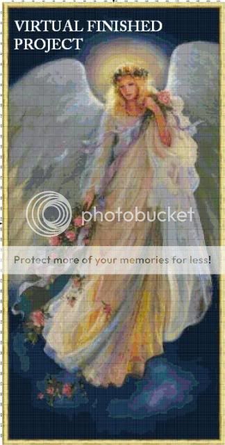 Messenger Of Love Angel Cross Stitch Pattern Fantasy  