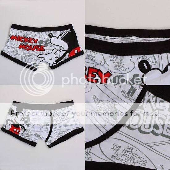1X Men Man/Boys Sexy Cute Cartoon Cotton Boxers Underwear Brief Shorts