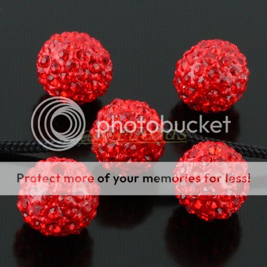 Austrian Crystal 10mm Round Ball 2mm Hole Loose Spacer Beads Jewelry 