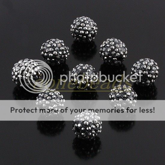 Austrian Crystal 10mm Round Ball 2mm Hole Loose Spacer Beads Jewelry 