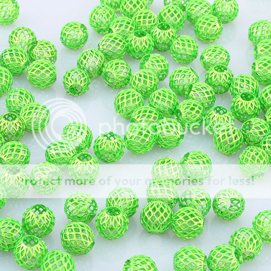   Weave Net Tennis Ball Charm European Bead Spacer Loose Finding  