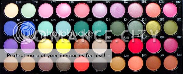 BEAUTIES FACTORY 40 COLOR EYESHADOW PALETTE VER #2 #23B  