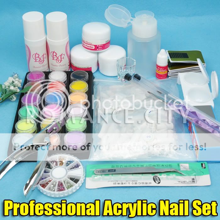 product include acrylic powder clear x 1 acrylic powder white x 1 